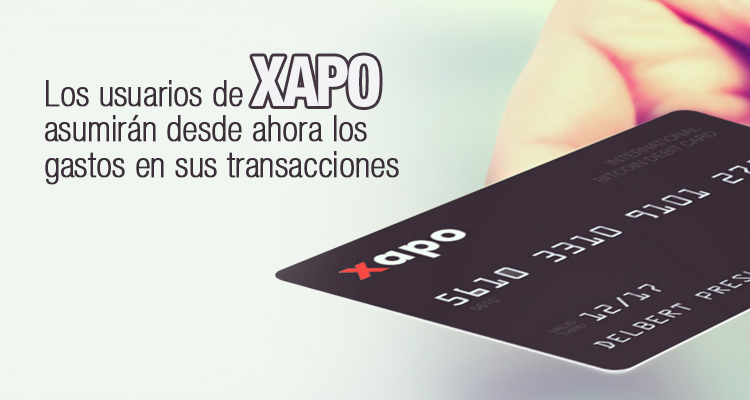 Xapo gastos transacciones